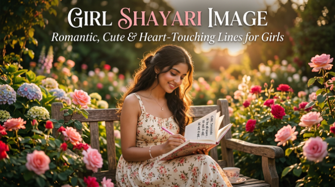 girl shayari image