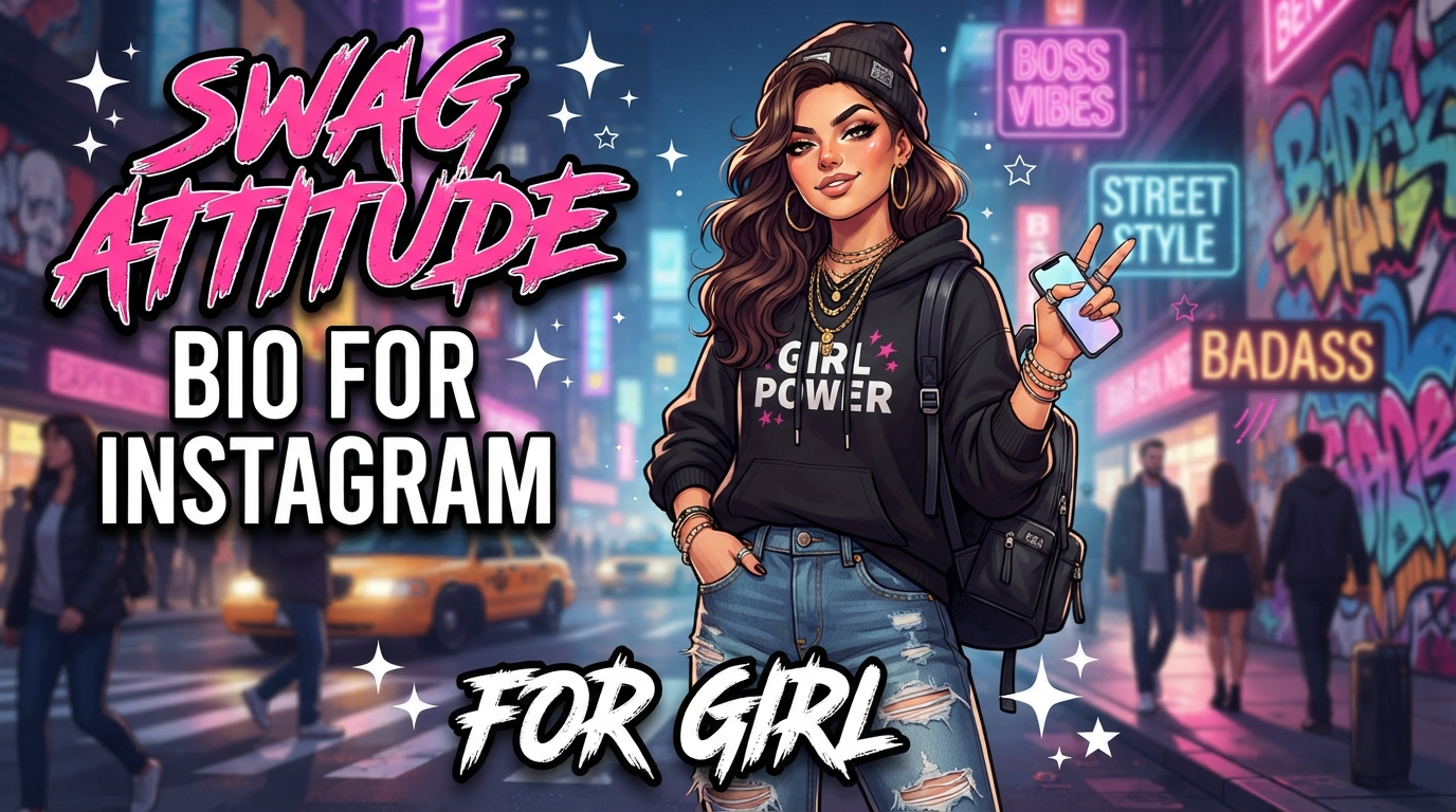 swag attitude bio for instagram for girl