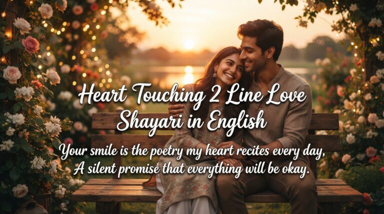 heart touching 2 line love shayari in english